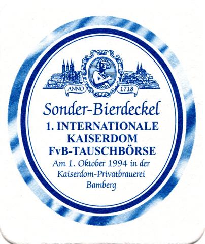 bamberg ba-by kaiserdom fvb 1b (recht215-fvb tauschbrse 1994-blau)